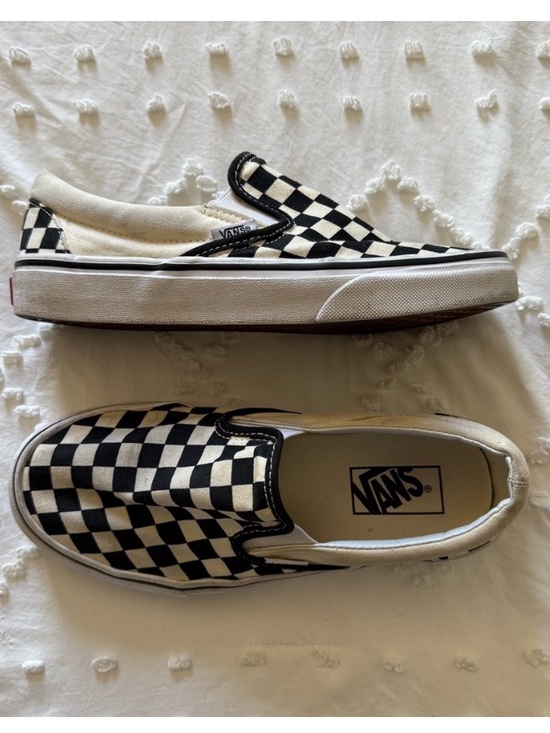 Vans Shoes - Vans Classic Slip-On Checkerboard - Black/White